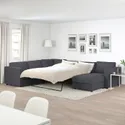 IKEA VIMLE ВИМЛЕ, углов 5-мест диван-кровать+козетка, Окрашенный в средне-серый цвет 095.452.66 фото thumb №4