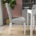 IKEA STRANDTORP СТРАНДТОРП / BERGMUND БЕРГМУНД, стіл+4 стільці, білий / Orsta світло-сірий, 150 / 205 / 260 см 194.410.89 фото thumb №4