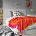 IKEA KLIPPOXEL КЛИППОКСЕЛЬ, плед, оранжевый/ярко-розовый, 130x170 см 005.917.95 фото thumb №4