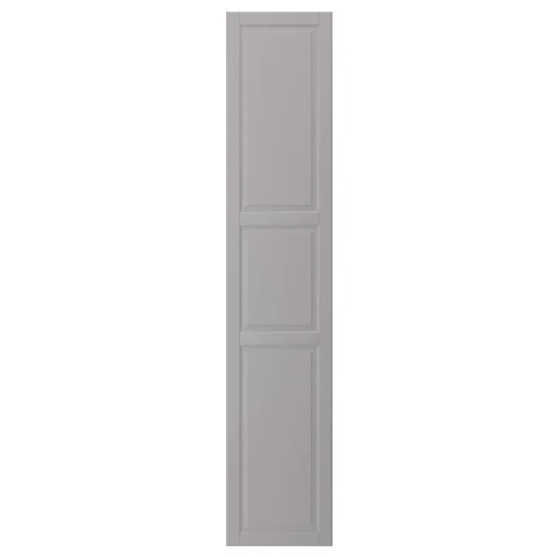 IKEA BODBYN БУДБІН, дверцята, сірий, 40x200 см 202.210.34 фото №1