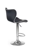 Барний стілець HALMAR H69 хокер чорний, хром фото thumb №2
