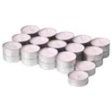 IKEA LUGNARE ЛУГНАРЕ, ароматизована свічка-таблетка, жасмин / рожевий, 3.5 Години 905.021.58 фото thumb №1