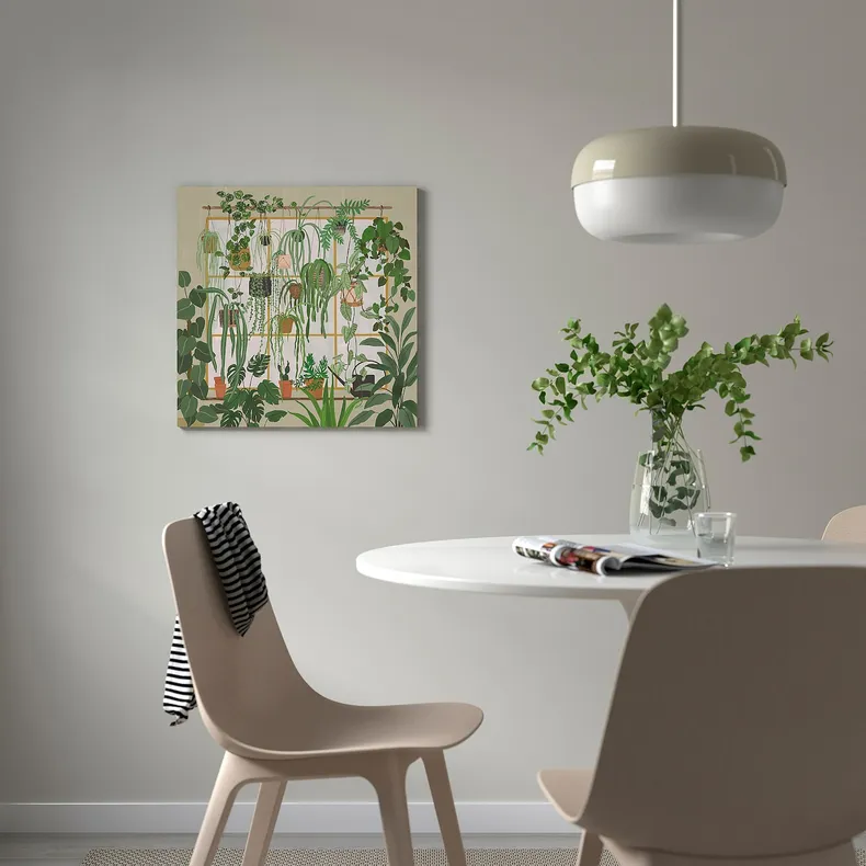 IKEA PJÄTTERYD ПЙЕТТЕРЮД, картина, садова вітрина, 56x56 см 505.712.62 фото №2