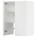IKEA METOD МЕТОД, навесной шкаф д / вытяжки / полка / дверь, белый / Воксторп матовый белый, 60x80 см 895.045.49 фото thumb №1