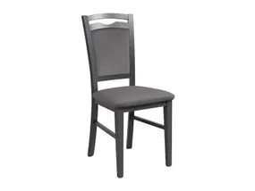 BRW М'яке крісло Lucan з оксамитовою оббивкою темно-сірого кольору, Salvador 18 Сірий/графіт TXK_LUCAN-TX148-1-SALVADOR_18_GREY фото