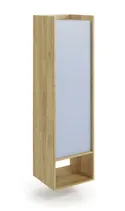 Книжкова шафа HALMAR MOBIUS 1D 50x41 см : натуральний гікорі, фасади - синій горизонт фото thumb №1