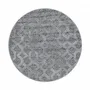 BRW Сучасний килим 3D La Casa сірий круг 160x160 4058819119563 фото
