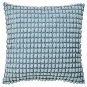 IKEA SVARTPOPPEL СВАРТПОППЕЛ, чохол на подушку, блідо-блакитний, 50x50 см 705.430.13 фото