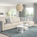 IKEA VIMLE ВІМЛЕ, 4-місний диван із кушеткою, Gunnared бежевий 893.994.83 фото thumb №2