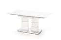 Обеденный стол раскладной HALMAR LORD 160-200x90 см, белый фото thumb №6