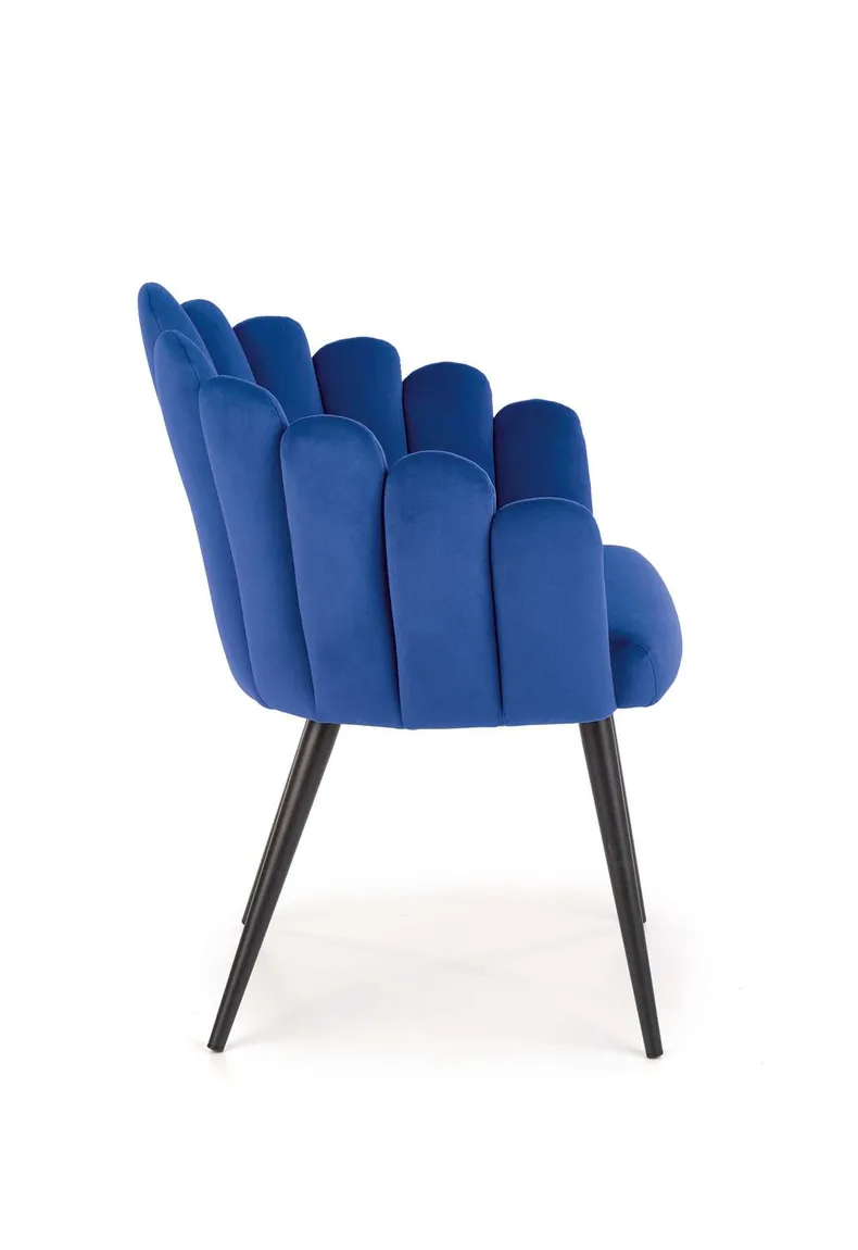 Кухонный стул HALMAR K410 темно-синий фото №3