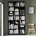 IKEA BILLY БІЛЛІ, комбінація книжк шаф з дод модул, чорний під дуб, 120x28x237 см 494.833.89 фото thumb №4