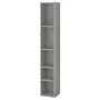 IKEA ENHET ЕНХЕТ, висока шафа з 4 полицями, сірий, 30x30x180 см 204.404.42 фото