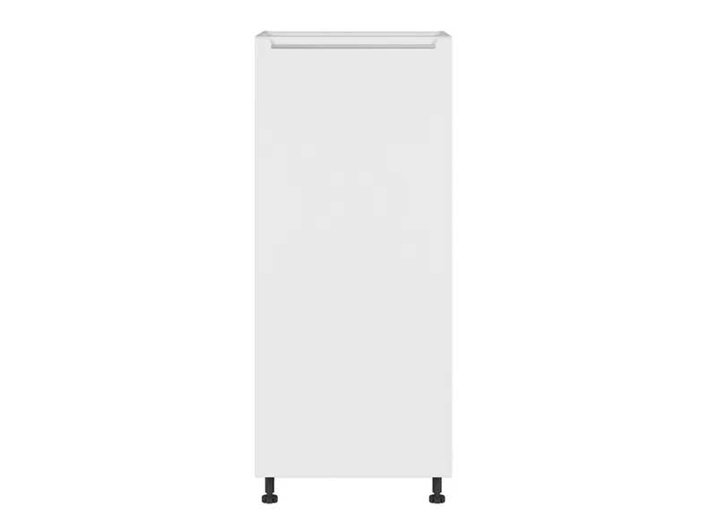 BRW Кухонный шкаф для встроенного холодильника Iris 60 см правый белый суперматовый, альпийский белый/ белый суперматовый FB_DL_60/143_P-BAL/BISM фото №1