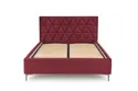 Узголів'я ліжка HALMAR MODULO W5 160 см бордового кольору. Моноліт 59 фото thumb №4