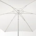 IKEA HÖGÖN ХЕГЕН, сонячна парасоля+опора, білий / темно-сірий, 270 см 392.858.13 фото thumb №5
