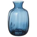 IKEA TONSÄTTA ТОНСЕТТА, ваза, синій, 21 см 004.421.97 фото thumb №1