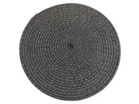 BRW Плетеный коврик для стола серый 091330 фото