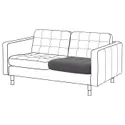 IKEA LANDSKRONA ЛАНДСКРУНА, подушка сиденья д / 2-местного дивана, Окрашенная в темно-серый цвет запасная часть 004.992.21 фото thumb №2
