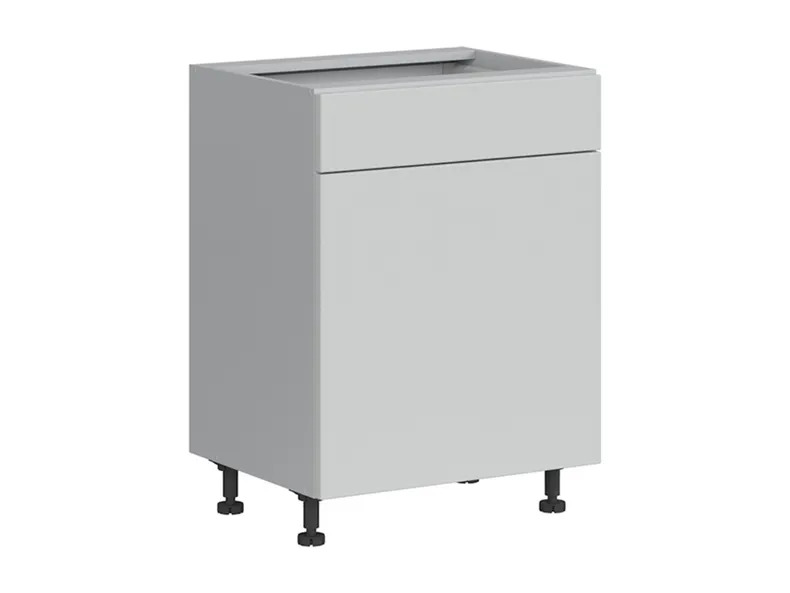BRW Кухонный базовый шкаф Top Line 60 см правый с ящиком soft-close светло-серый матовый, греноловый серый/светло-серый матовый TV_D1S_60/82_P/STB-SZG/BRW0014 фото №2