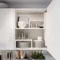 IKEA KNOXHULT КНОКСХУЛЬТ, кухня, глянцевий білий, 220x61x220 см 091.804.69 фото thumb №4