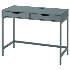 IKEA ALEX АЛЕКС, письмовий стіл, сіро-бірюзовий, 100x48 см 204.838.08 фото