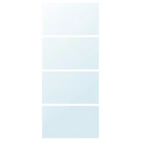 IKEA AULI АУЛИ, 4 панели д/рамы раздвижной дверцы, зеркало, 100x236 см 605.877.43 фото