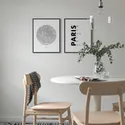IKEA BILD БІЛЬД, постер, координати, Париж, 40x50 см 805.815.80 фото thumb №2