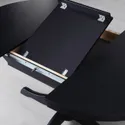 IKEA INGATORP ІНГАТОРП, розкладний стіл, чорний, 110 / 155 см 802.170.72 фото thumb №5