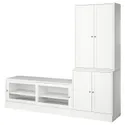 IKEA HAVSTA ХАВСТА, шкаф для ТВ, комбинация, белый, 241x47x212 см 795.347.83 фото thumb №1