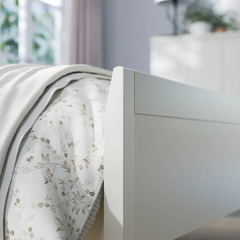 IKEA IDANÄS ИДАНЭС, каркас кровати, белый / Линдбоден, 160x200 см 894.949.32 фото №7