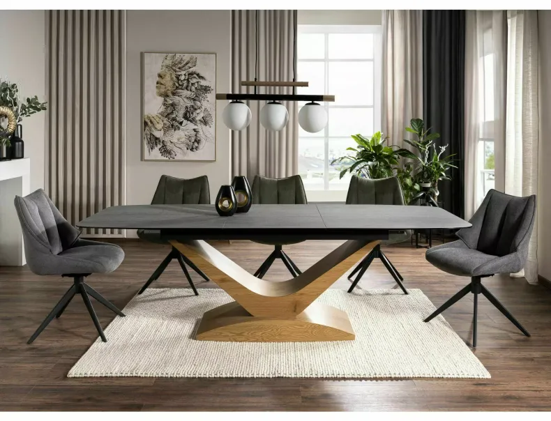 Кухонный стул SIGNAL Coda Vardo, ткань: оливковый фото №5
