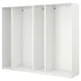 IKEA PAX ПАКС, 4 каркаси гардероба, білий, 300x58x201 см 298.954.90 фото