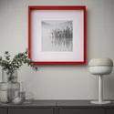 IKEA SANNAHED САННАХЕД, рама, красный, 50x50 см 605.689.09 фото thumb №4