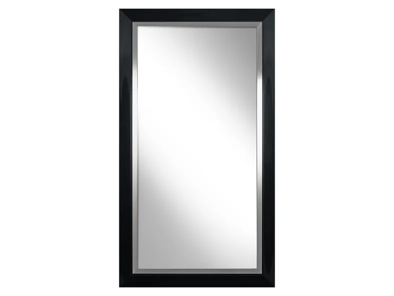 BRW Настенное зеркало 54x144 см черное 058803 фото №1