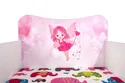 Кровать для детей с матрасом HALMAR HAPPY fairy 145x76 см белая/розовая фото thumb №4