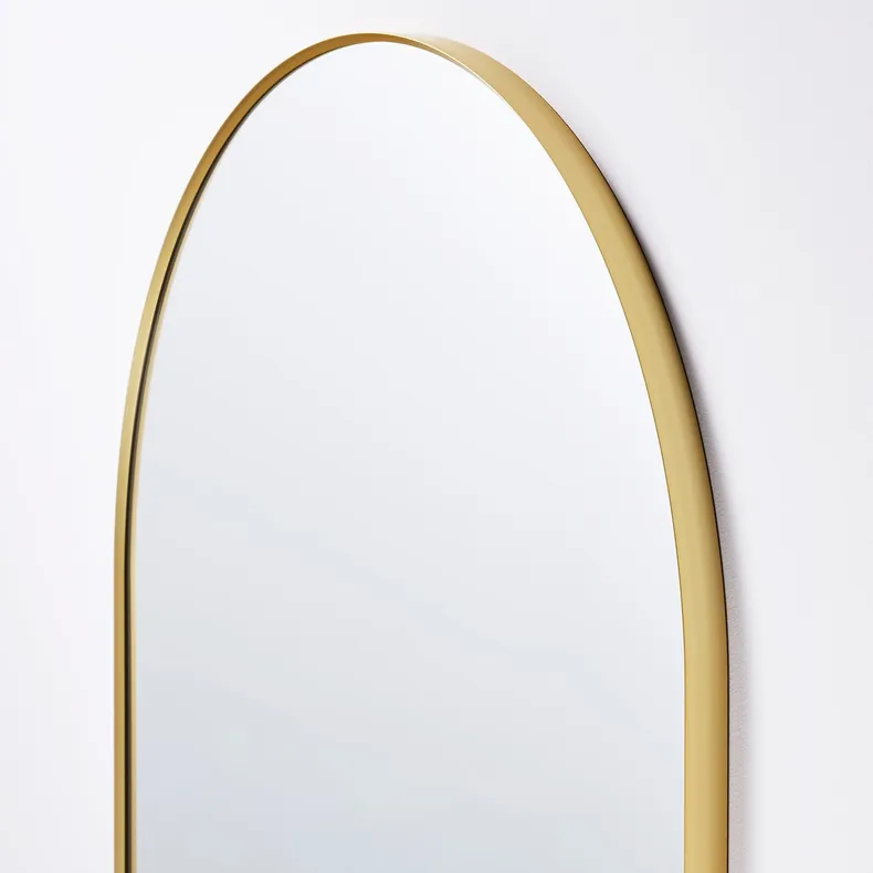 IKEA LINDBYN ЛІНДБЮН, дзеркало, золотистий колір, 60x120 см 904.855.97 фото №4