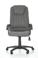 Крісло комп'ютерне офісне обертове HALMAR RINO сірий, тканина фото thumb №5