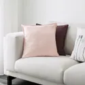 IKEA GURLI ГУРЛИ, чехол на подушку, бледно-розовый, 50x50 см 203.436.29 фото thumb №6