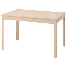 IKEA EKEDALEN ЭКЕДАЛЕН, раздвижной стол, береза, 120/180x80 см 603.408.22 фото