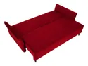 BRW тримісний диван Марія розкладний з велюровим ящиком для зберігання червоний, Рів'єра 61 SO3-MARIA-LX_3DL-G2_BB8815 фото thumb №4