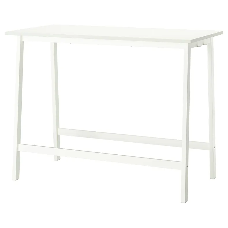 IKEA MITTZON МИТТЗОН, конференц-стол, белый, 140x68x105 см 695.330.53 фото №1