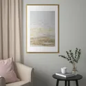 IKEA SILVERHÖJDEN СІЛВЕРХОЙДЕН, рамка, золотистий колір, 61x91 см 505.500.14 фото thumb №4