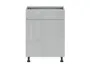 BRW Базовый шкаф Top Line для кухни 60 см правый с ящиком soft-close серый глянец, серый гранола/серый глянец TV_D1S_60/82_P/STB-SZG/SP фото