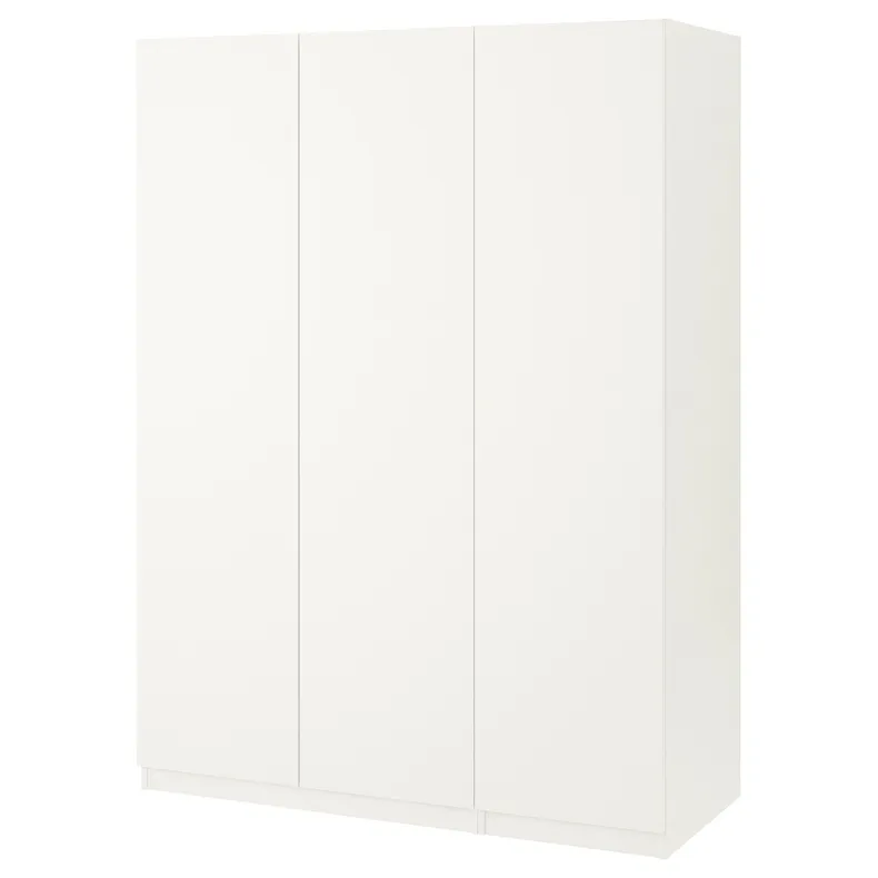 IKEA PAX ПАКС / FORSAND ФОРСАНД, гардероб, білий / білий, 150x60x201 см 492.464.68 фото №2