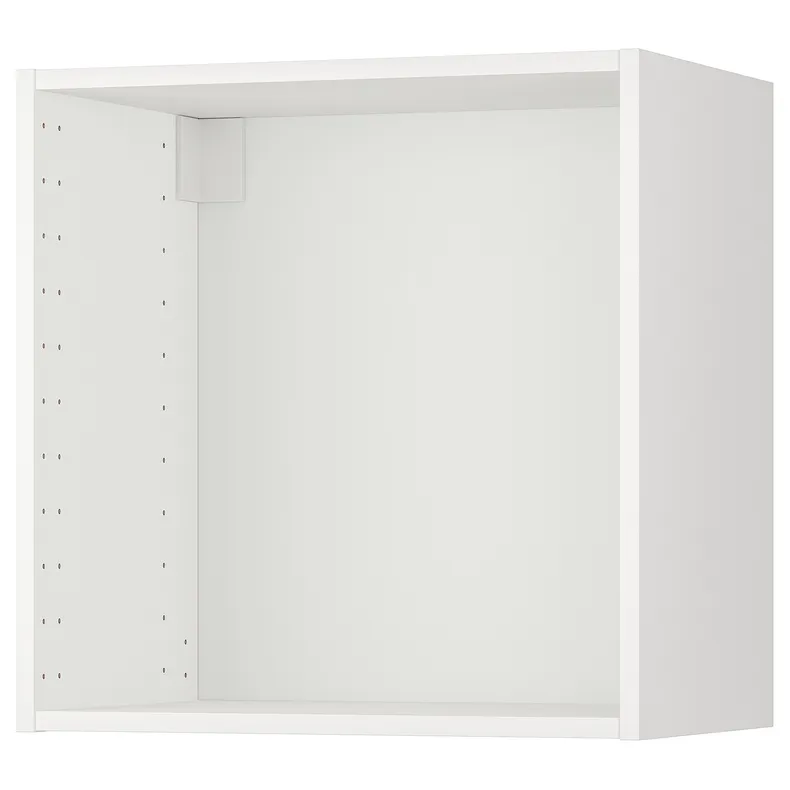 IKEA METOD МЕТОД, каркас навесного шкафа, белый, 60x37x60 см 802.055.35 фото №1