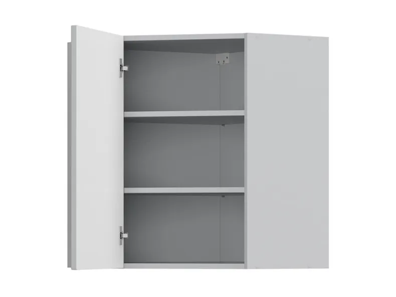 BRW Top Line 60 см угловой левый кухонный шкаф серый глянец, серый гранола/серый глянец TV_GNWU_60/72_L-SZG/SP фото №3
