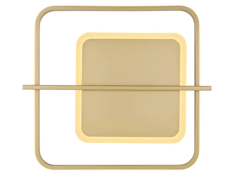 BRW Стельовий світильник Reball LED 2-точковий металевий золотий 091484 фото №4