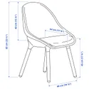 IKEA BALTSAR БАЛЬТСАР, стілець, чорний 505.321.38 фото thumb №8