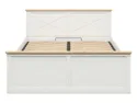 BRW Ліжко Frija 160x200 з каркасом і ящиком для зберігання андерсен сосна біла, сосна андерсена біла/дуб художній LOZ/160-APW/DASN фото thumb №3
